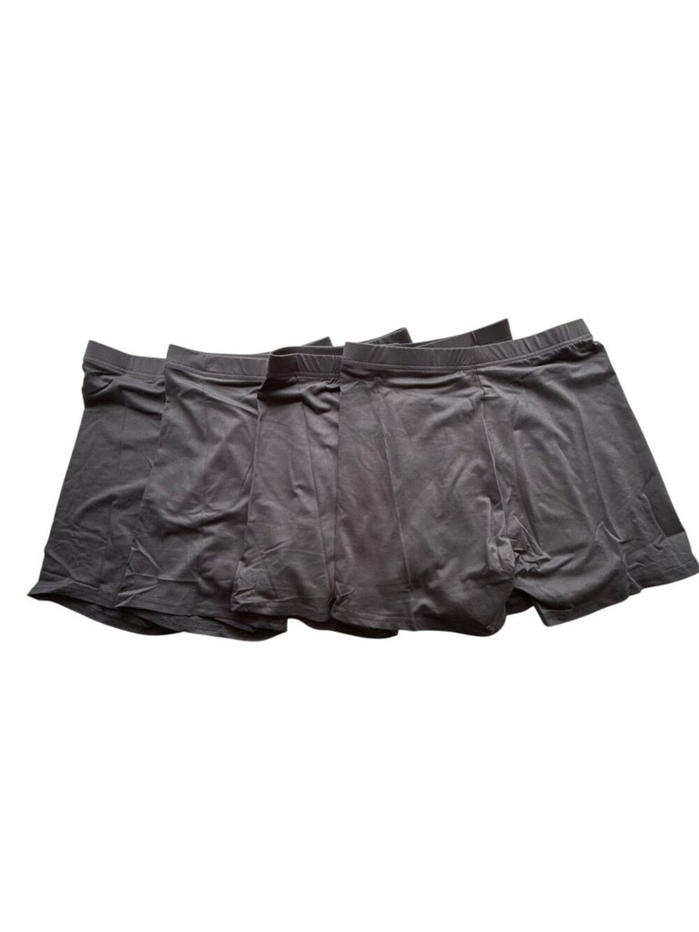 Women’s Boxer Shorts Small Dark Gray 5-Pack Polyester Elastane Blend NWOT